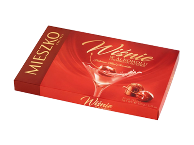 Bombonierka Wiśnie w alkoholu 155g Bombonierka Wiśnie w alkoholu 155g
